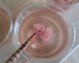 三つの春☆梅桃桜の寒天ゼリー作り方6写真