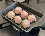 うずら卵入り肉団子弁当作り方4写真
