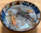塩蔵モズクと白菜の浅漬けのゴマドレ和え作り方4写真