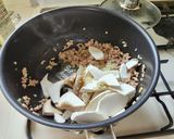 エリンギとキムチの韓国風豆乳クリームパスタ作り方5写真