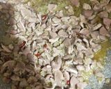 砂肝のトマトソースパスタ作り方3写真