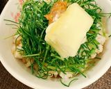 おかひじき味噌バター丼😻作り方2写真