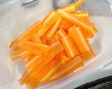 家にある野菜で　新生姜で八宝菜作り方1写真