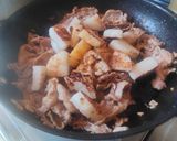 簡単🌟豚ロースと長芋のにんにく味噌炒め作り方6写真