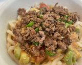 夏野菜とスパイス香る！冷製うどん🌶️作り方4写真