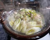冬が旬！ネギが主役のシンプル鶏鍋作り方4写真