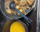 焼肉のタレで✨ひき肉と厚揚げの卵とじ作り方4写真