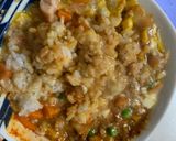 レンジ簡単クリーミー洋風ガパオ味炒飯弁当作り方10写真