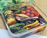 火照った体に🍆🍅🫑夏野菜の冷やし煮びたし作り方6写真