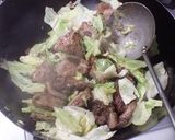 豚レバーとキャベツの塩はちみつレモン炒め作り方6写真