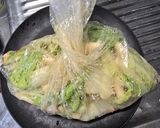 レンジで簡単 豚バラ白菜の白味噌のやつ作り方3写真