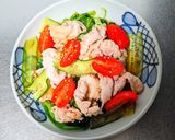 レタス豚しゃぶの梅ポン酢作り方5写真