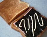マヨが決め手。はむのりトースト作り方4写真