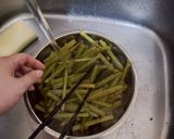 灰汁抜き、ふきじゃがいも油揚げの味噌汁作り方5写真