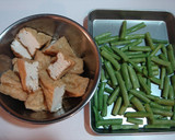 厚揚げといんげんの煮物作り方1写真