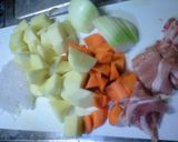 清酒を使った肉じゃが作り方1写真