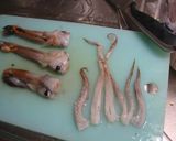 イカとわたのパスタ作り方1写真