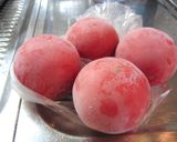 冷凍トマトで作る♪トマトジャム作り方1写真