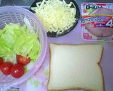 簡単☆朝食チーズたっぷりトースト　作り方1写真