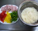 カラフル☆そうめんチャンプルー作り方1写真