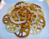 蓮根のカルパッチョ　アンチョビソースで作り方4写真