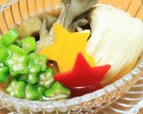 七夕★おくら＆茄子の天の川そうめん★作り方8写真