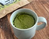 抹茶と黒豆のレンチン米粉蒸しパン作り方7写真