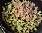 お弁当に♪魚肉ソーセージと茄子のコロコロ作り方1写真