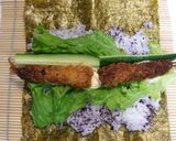 マヨネーズが美味しい！エビフライ巻き作り方5写真