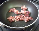 簡単・豚とブロッコリーの芯のバター炒め作り方3写真