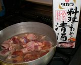 肝と砂肝の醤油味✿煮作り方2写真