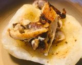 鶏皮&きりもちのいっしょ焼き作り方1写真