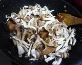 きのこと鶏肉のリゾット(もちきび入り)作り方5写真