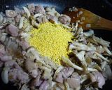 きのこと鶏肉のリゾット(もちきび入り)作り方7写真