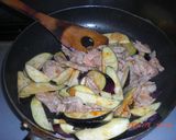 豚肉とナスの辛味炒め作り方7写真