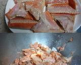 ヘルシー　豆腐と鮭の和風ロールキャベツ作り方2写真