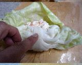 ヘルシー　豆腐と鮭の和風ロールキャベツ作り方4写真