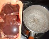 和洋折衷の鶏レバーの旨っっ煮」＾－＾「作り方1写真