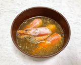 赤エビの頭のおつゆ作り方5写真