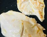 鶏肉の半厚ステーキ●マスタードマヨソース作り方2写真