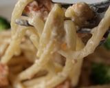 まったり♥サーモンクリームチーズパスタ。作り方6写真