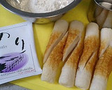 ☆簡単！！茶漬けの素でちくわの磯辺揚げ☆作り方1写真