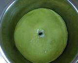 もちもち抹茶パン　ホワイトチョコ＆きなこ作り方1写真