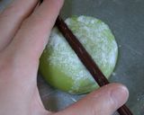 もちもち抹茶パン　ホワイトチョコ＆きなこ作り方4写真