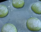 もちもち抹茶パン　ホワイトチョコ＆きなこ作り方6写真