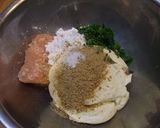 豆腐と鶏肉の茹で餃子★青じそ風味作り方2写真