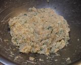 豆腐と鶏肉の茹で餃子★青じそ風味作り方3写真