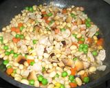 豚肉と豆の混ぜご飯作り方4写真