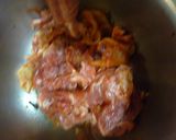 豚こまキムチーズ焼き作り方2写真