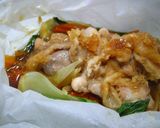 ♪鶏肉のレンジ蒸しにんにく生姜ソース♪作り方6写真